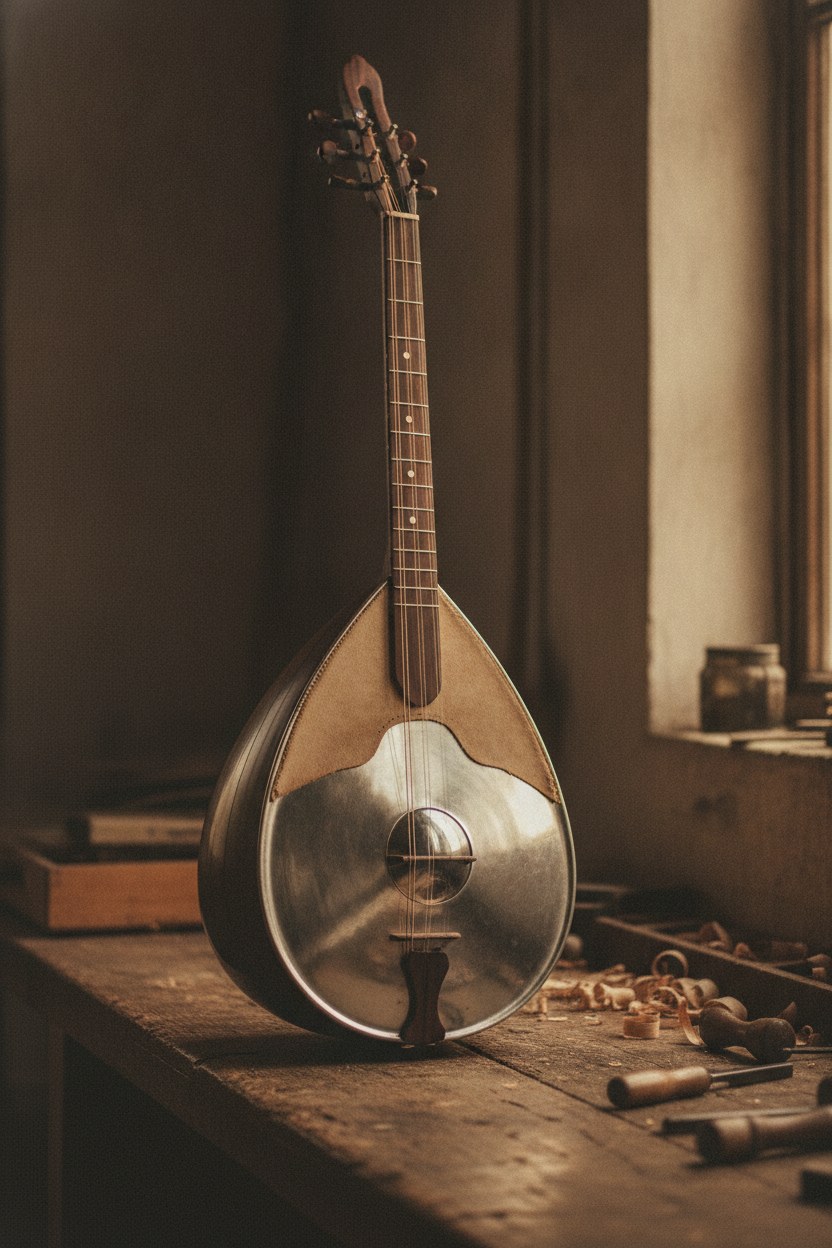 Tenor cümbüş modeli — arşiv fotoğrafı
